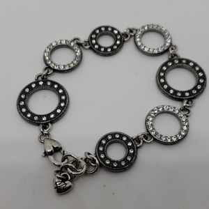 Brighton Round link crystal bracelet